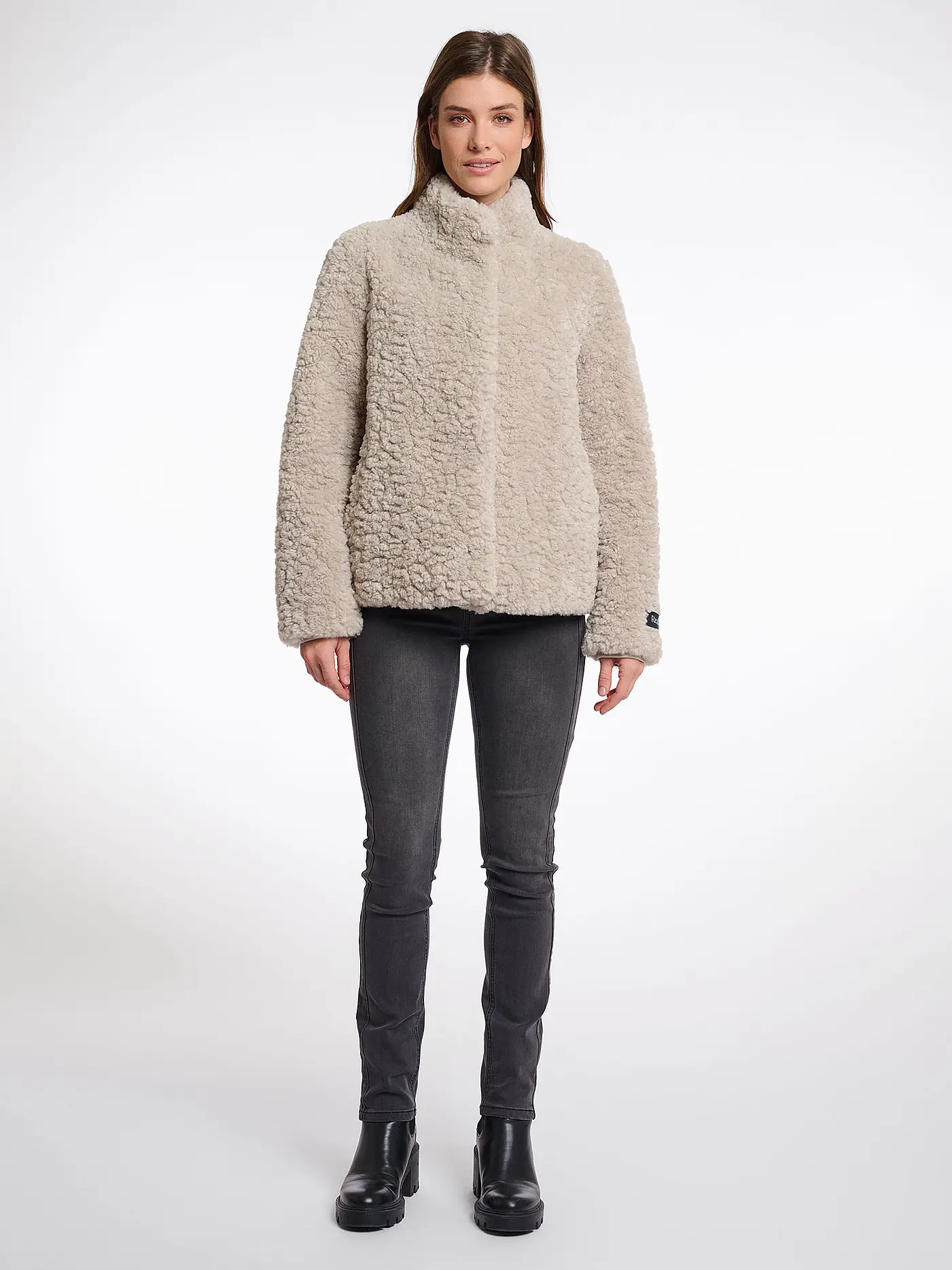 RINO&PELLE | Jacke in Felloptik KION | beige